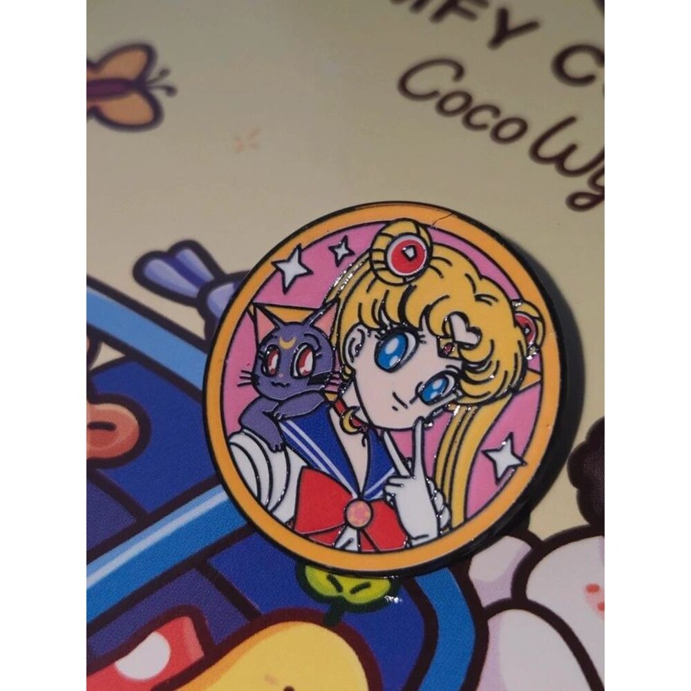 Sailor moon anime manga enamel pin collector accessories